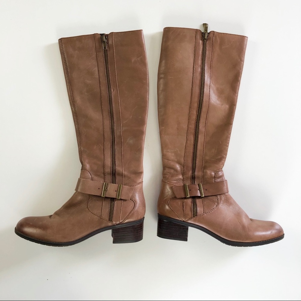 Franco Fortini Brown Leather High Boots